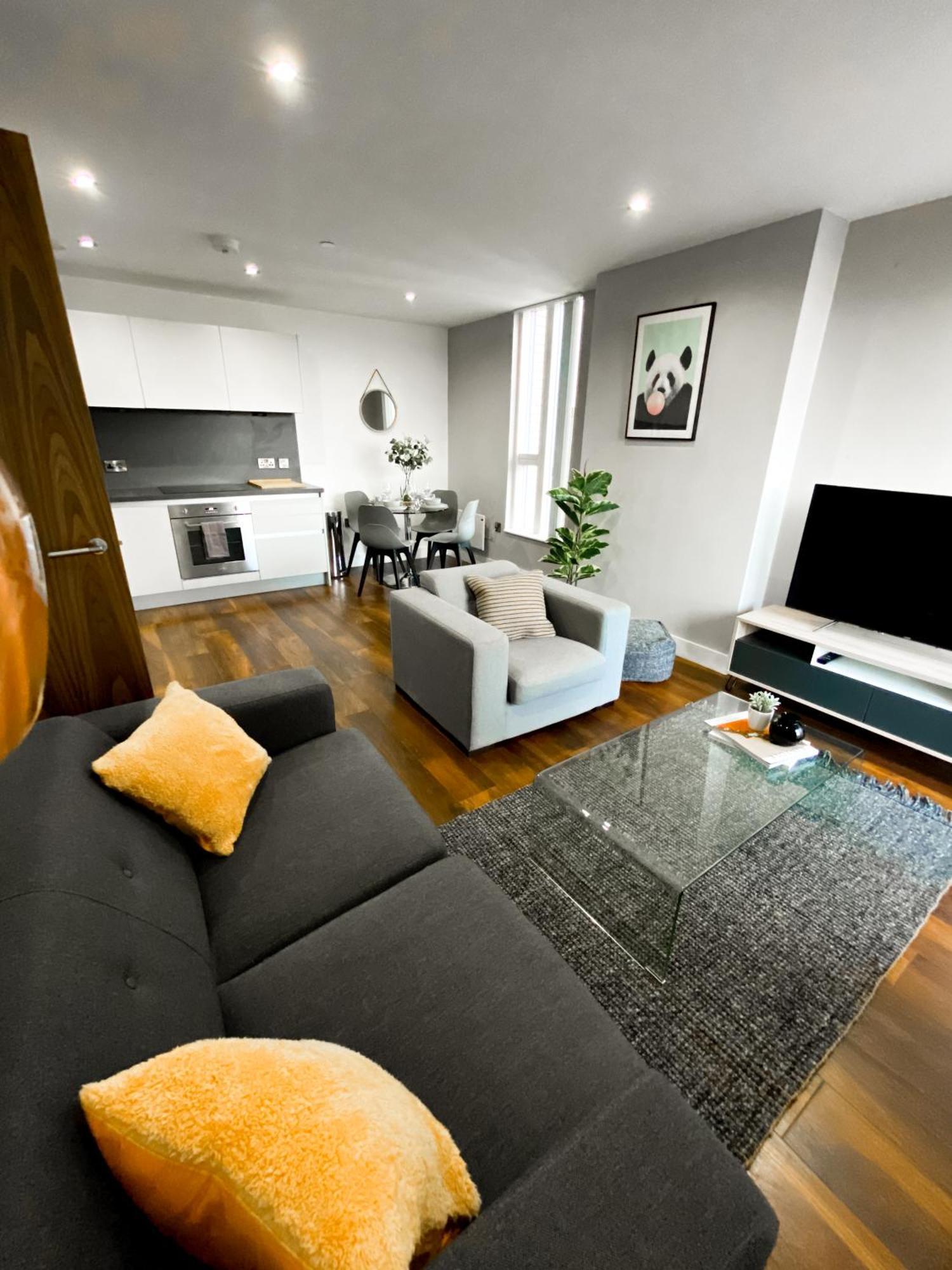 The Panda - Modern 2 Bedroom Apt In Manchester City Centre Εξωτερικό φωτογραφία